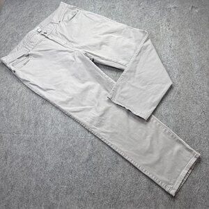 Peter Millar 5-Pocket Pants Men 42 x 28 Light Gray Stretch Ultimate Sateen